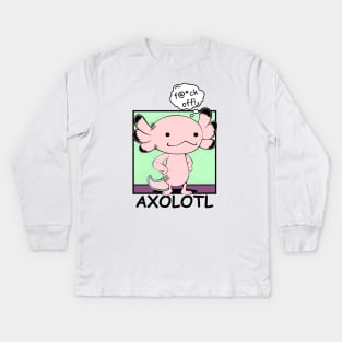 Axolotl Kids Long Sleeve T-Shirt